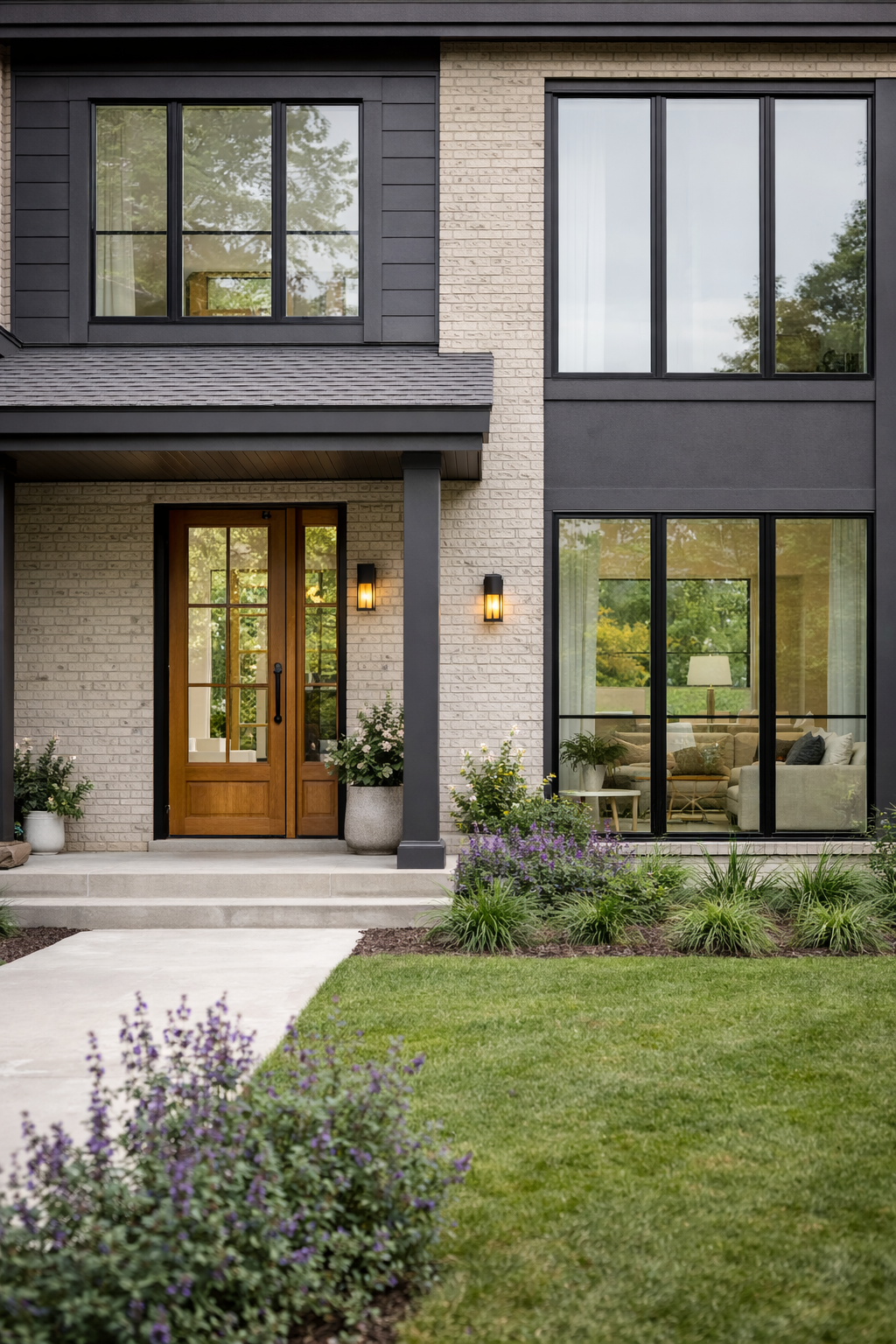 Modern home exterior presented for sale, highlighting strong curb appeal and strategic pricing positioning in Durham Region.
